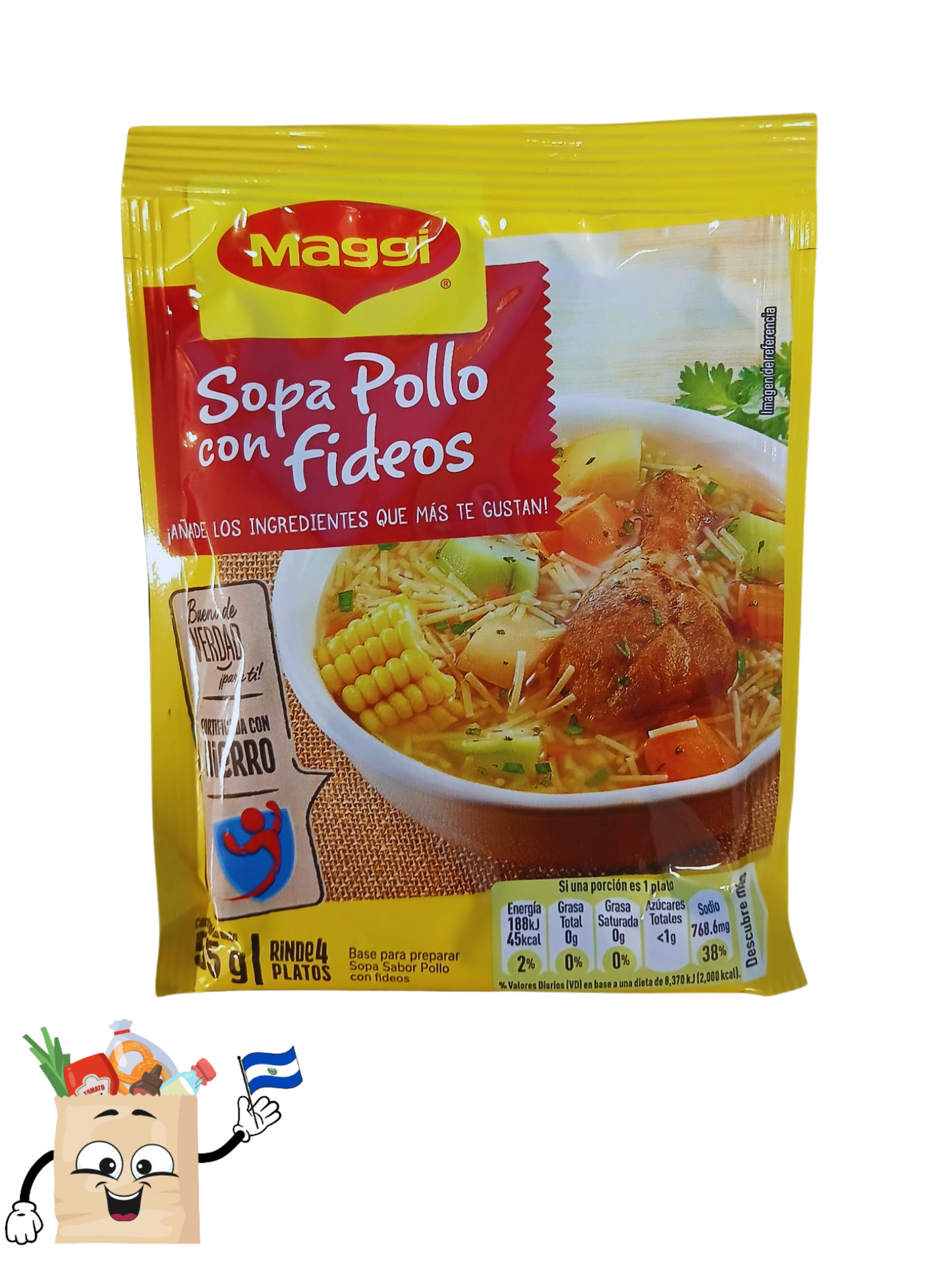 SOPA MAGGI - POLLO CON FIDEOS