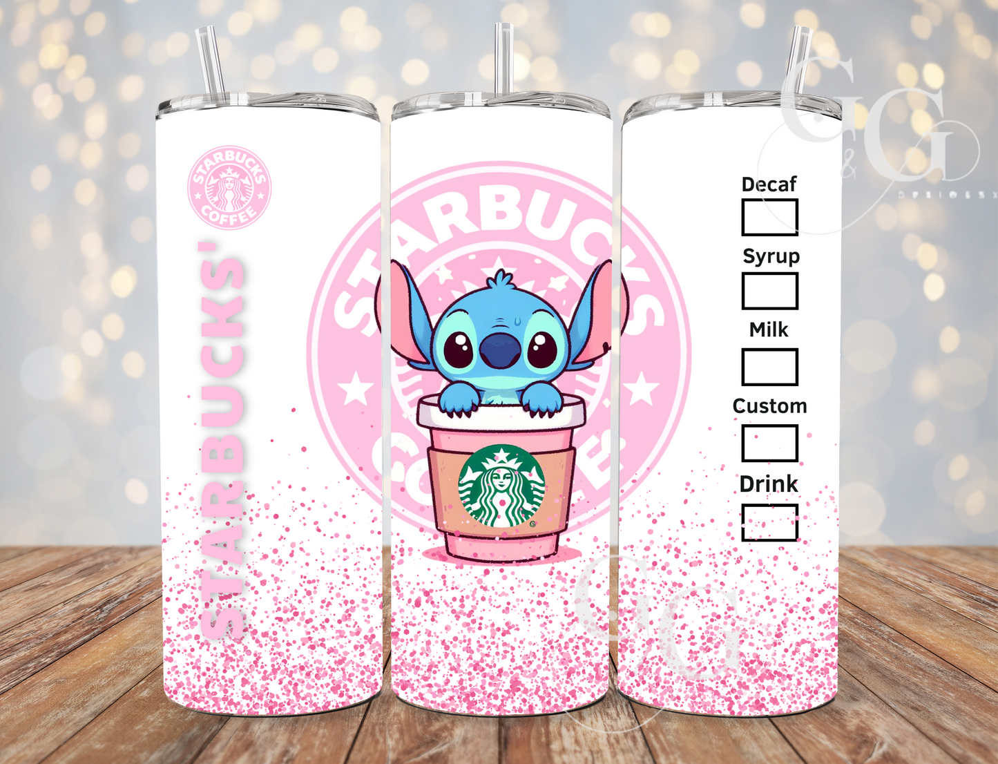 STITCH X STARBUCKS - ROSADO