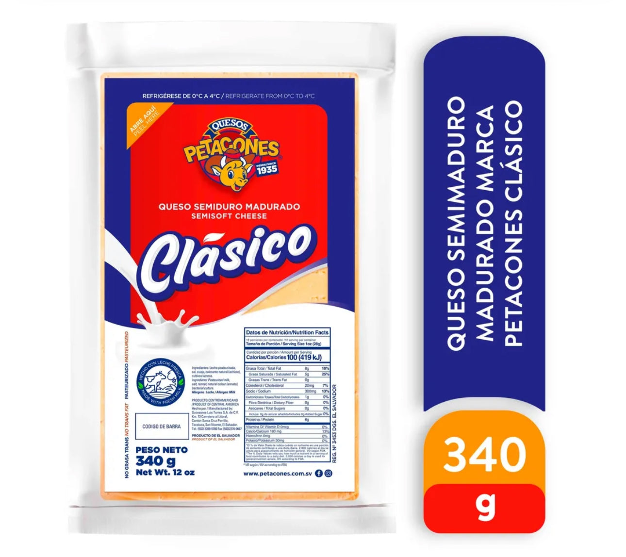 Queso Petacones - Clasico