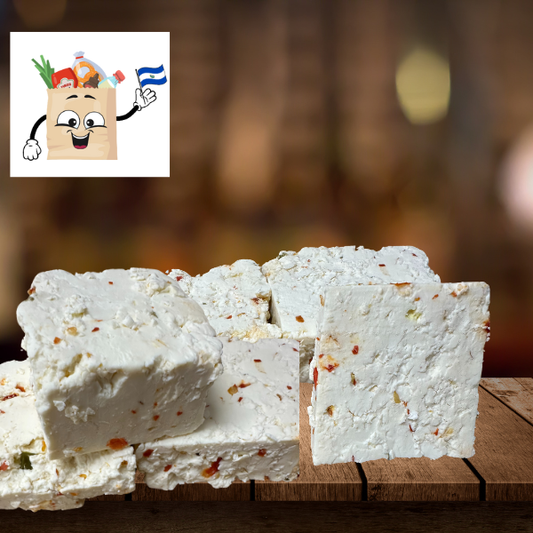QUESO DURO BLANDO CON CHILE - 1LB
